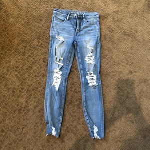 American Eagle ripped jeans
